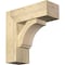 Ekena Millwork Imperial Block Rough Sawn Bracket w/ Offset Brace, Douglas Fir, 8"W x 22"D x 22"H BKT0806X22X22IMP05RDF - alternate 1